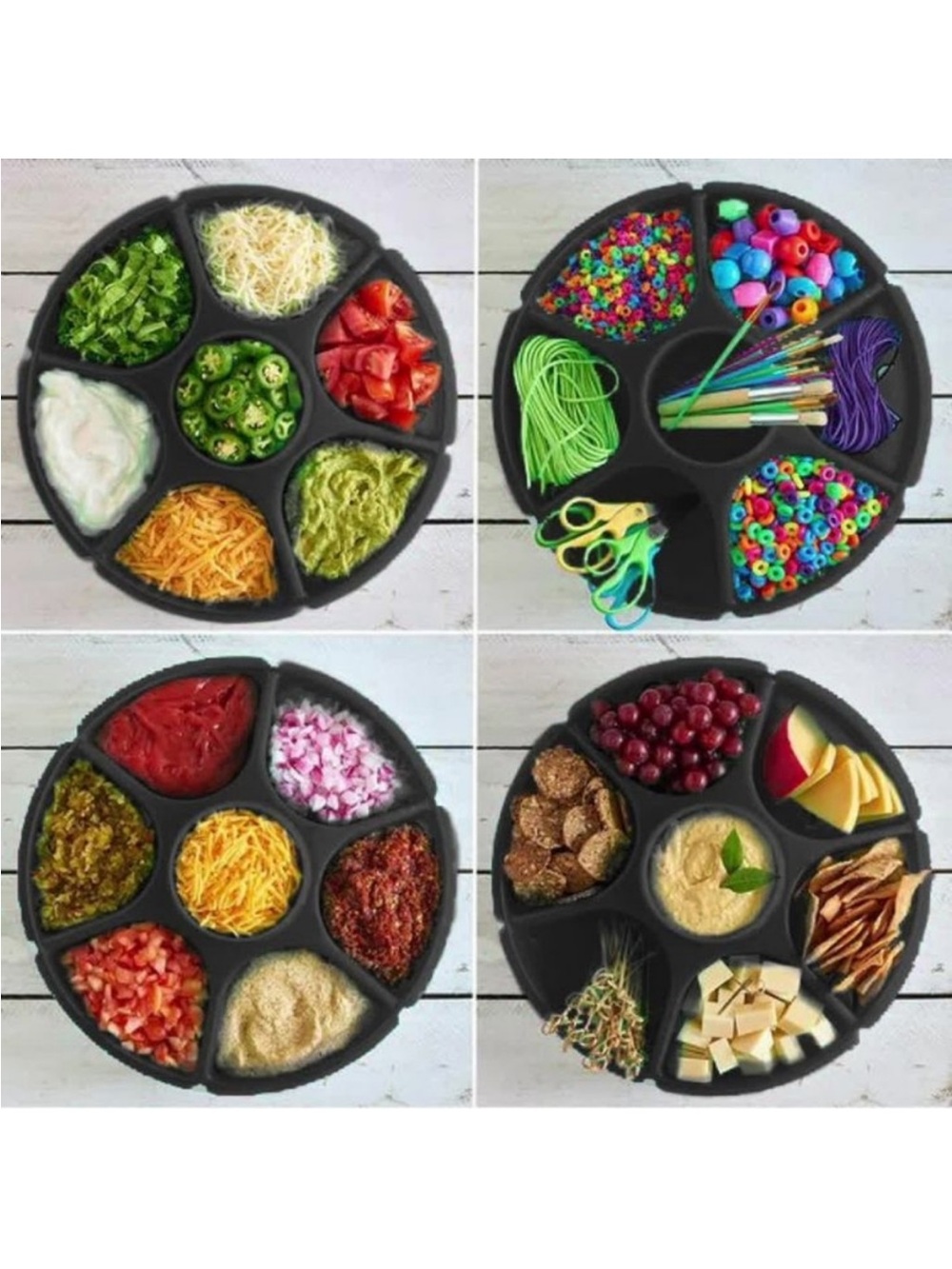 Tupperware | Blue & White Serving Center